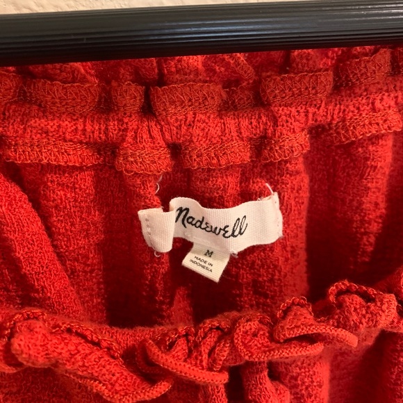 Madewell red off the shoulder top - Picture 4 of 4